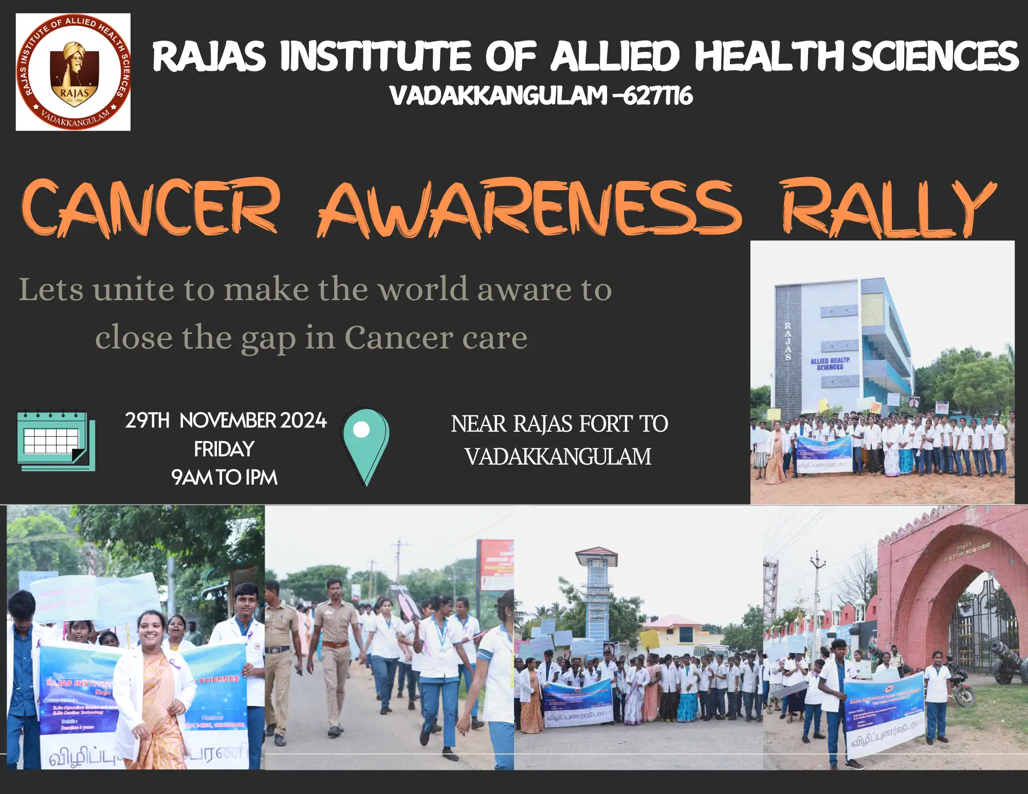 Cancer Awareness rally